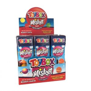 TOYBOX MISKET GALAXY BLISTER GUM 70 GR 26/1 KOM