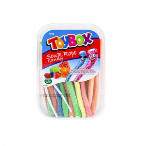 TOYBOX SOUR ROPE MIX 250 GR 24/1 72#