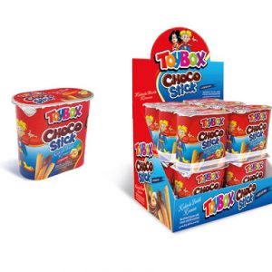 TOYBOX CHOCO STICK 56 GR 12/1 KOMAD