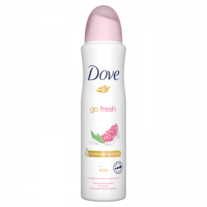 DOVE DEO 150 ML W GO FRESH POMEGRANATE