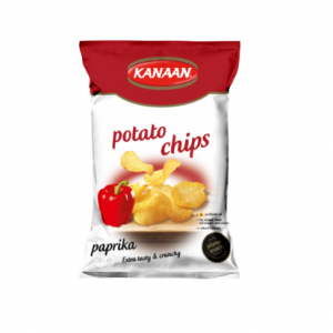 ČIPS KANAAN PAPRIKA 150 G 16/1
