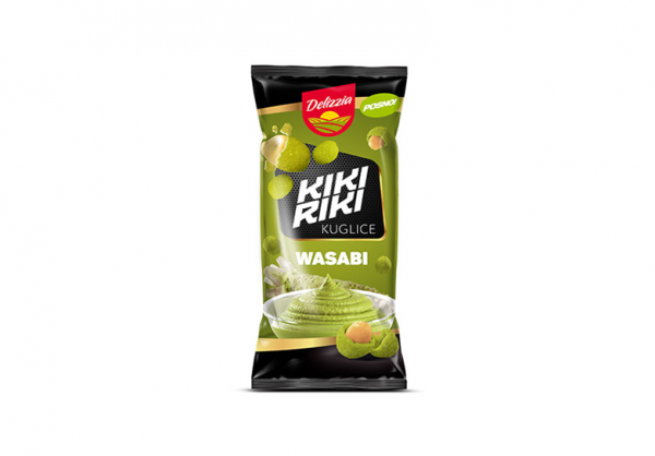 KIKIRIKI KUGLICE WASABI 50 GR DELIZZIA 24/1